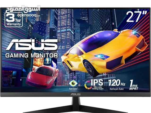 ASUS VY279HGR 27” IPS FUll HD 120Hz, 1ms, Adaptive Sync استعمال أسبوع فقط