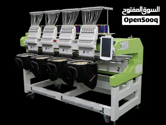 sewing embroidery machine 4 heads 12 needles used for 1 month only maa3 keel ghrada original