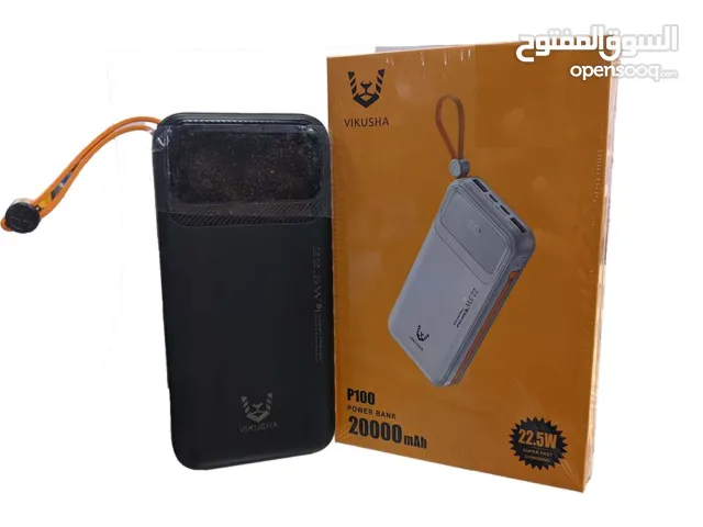 VIKUSHA P100 Power Bank 20000mAh Fast Charger 22.5W