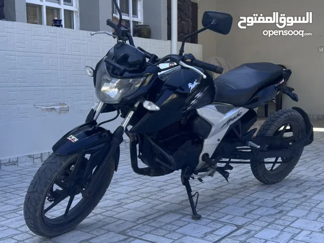 درّاجة نارية تي في اس أباتشي RTR 160 مستعملة 2017 بحالة جيدة مع 109,999 كم