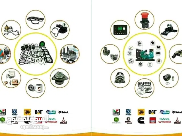 Spare parts for diesel engines, generators