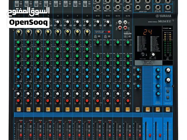 مكسر ياماها -mg16xu اصلي مع شهادة المنشأ موديل حديت مدعوم بي USB 16 قناة-صناعة ماليزية