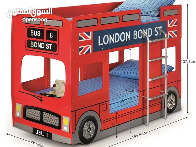 London Bus Bunk Bed سرير اطفال طابقين