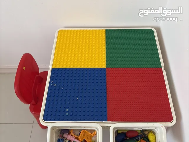 Toddlers playing and study table