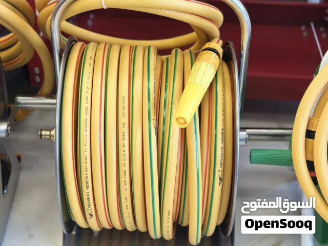 هوز مياه  50 متر مع قاعده ستالس ستيل