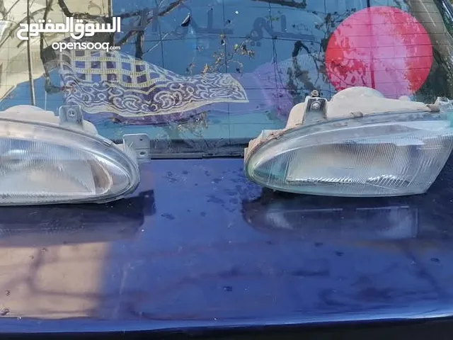 ضوء اكسنت أمامي 96 كوري أصلي، طواسي جنط 13 عدد 3، عظمة تشغيل كوريه