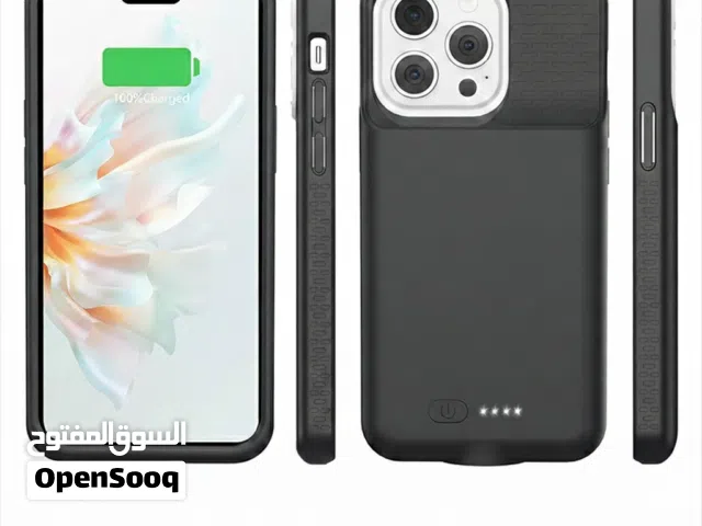 حافظة مع باور بنك داخلي لجهاز آيفون 15/15Pro ذات سعة بطارية 7000mAh قابله لإعادة الشحن تايب سي