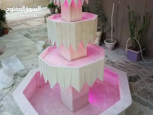 نوافير وشلالات وبابكيو حواض زريعه جميع انواع الحجر البناء والديكورات