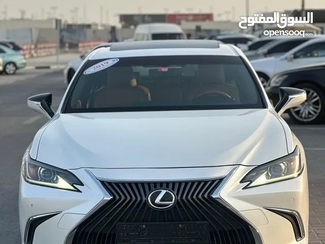 لكزس موديل 2019 ES350 خليجي بدون حوادث ضمان كير ماكينه شاصي