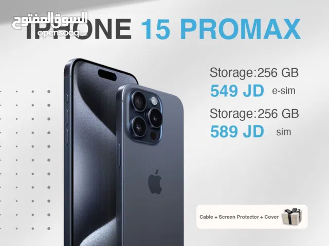 Apple iPhone 15 Pro Max 256 GB in Amman