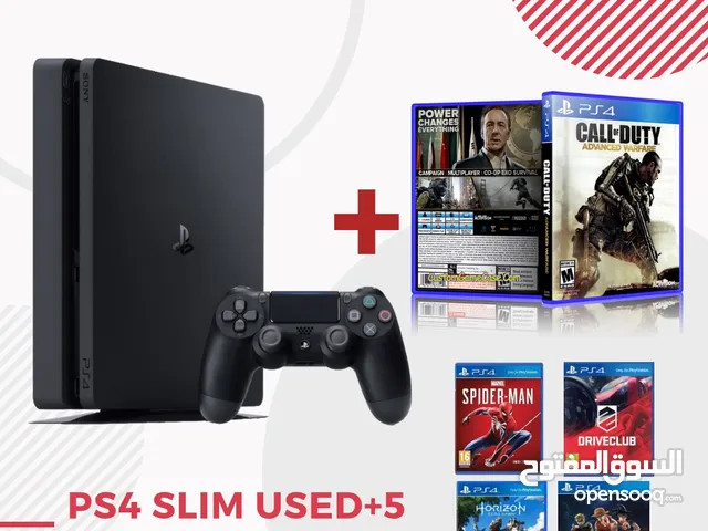 قابل للتفاوض. PlayStation4 slim (used) 5 سيديات