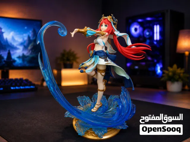 مجسم انمي Nilou  ارتفاع تقريبي 28 سم تفاصيل جميلة وقاعدة تصميم مميزة مناسب للديكور أو السيت اب