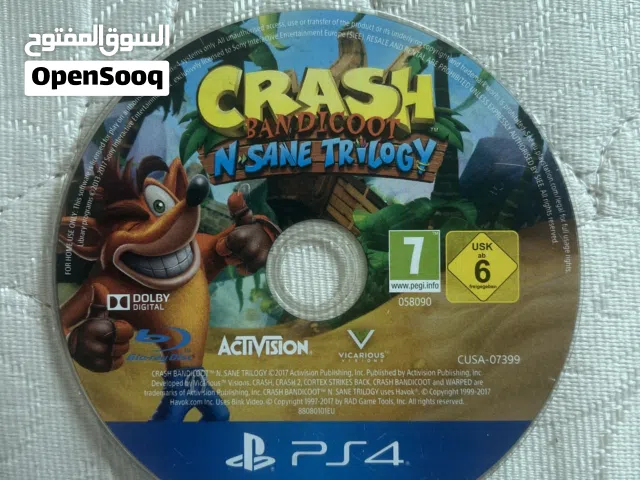 CD ( CRASH BANDICOOT  PS4 ) للبيع