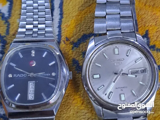 ساعتين رادو وسيكو 5 اوتوماتيك بحاله ممتازه
