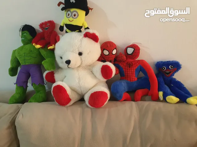 دمى أطفال عدد 7 بحالة الجديد بسعر مغررررري يا بلااااااااش