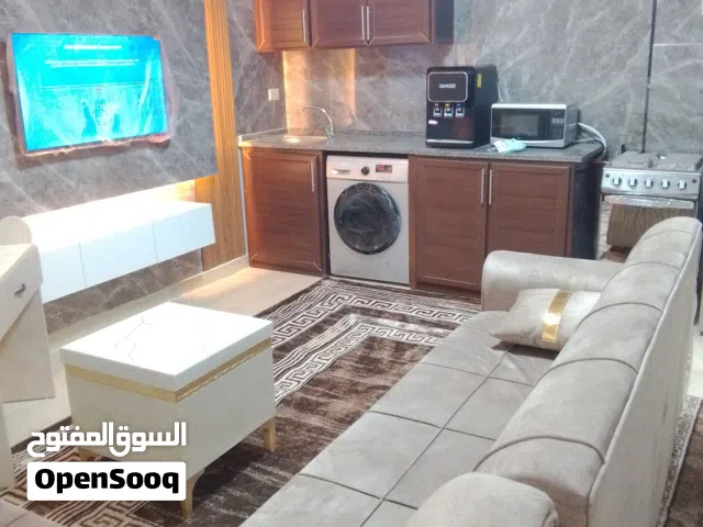 استديو شقه مفروشه صالون ونوم مطبخ برندا وحمام نظام يومي واسبوعي شهري وسنوي من المالك مباشره