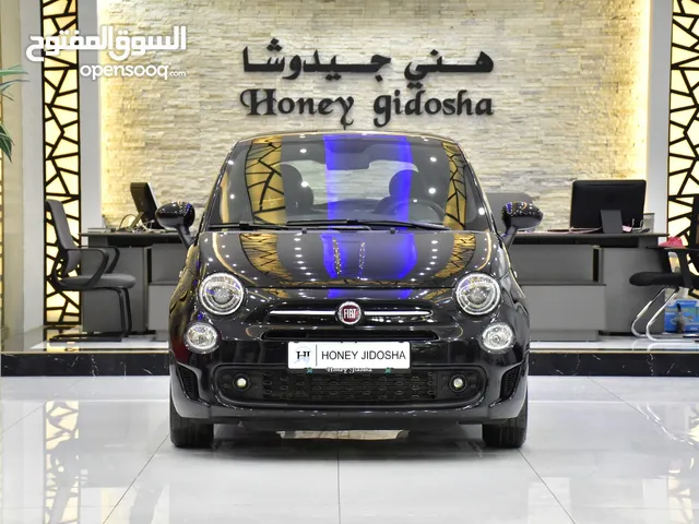 Fiat 500 ( 2022 Model ) in Black Color GCC Specs This has done a mileage of 21,000 Km