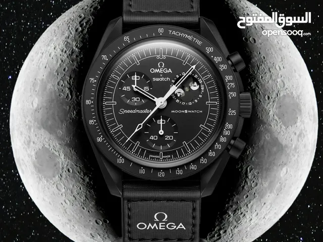 Rare MoonSwatch Swatch X Omega Dark Snoopy Moonphase