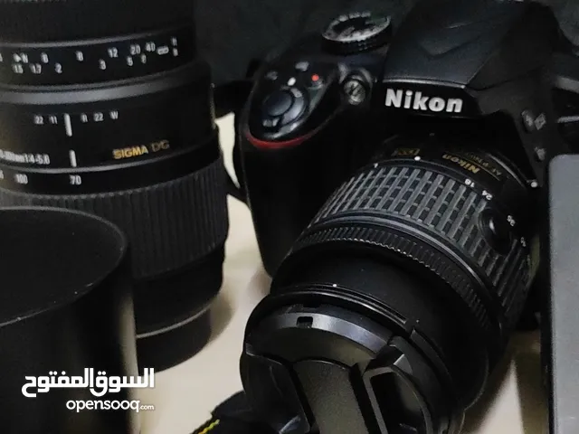 Nikon D3400 with 18_55 lens and 70_300mm lens new condition with 3 battery charger and 2 hood