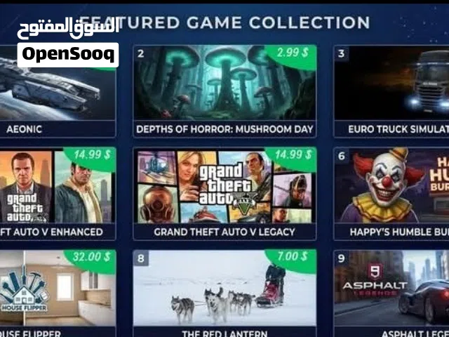 Steam Accounts and Characters for Sale in Qalqilya