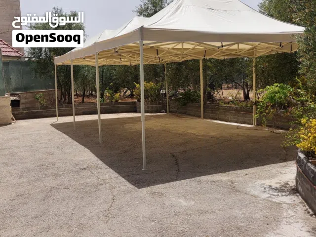 مظلات وحدائق خارجيه وخيم متحركه  شماسي دائريه جميع الانواع والاحجام متوفره والالوان للحدائق الخارجيه