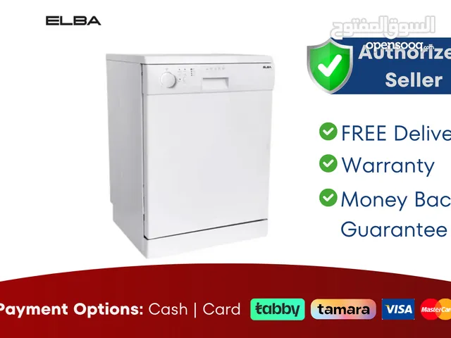 Elba 13 Place Free Standing Dishwasher - 1 Year Warranty - Free Delivery