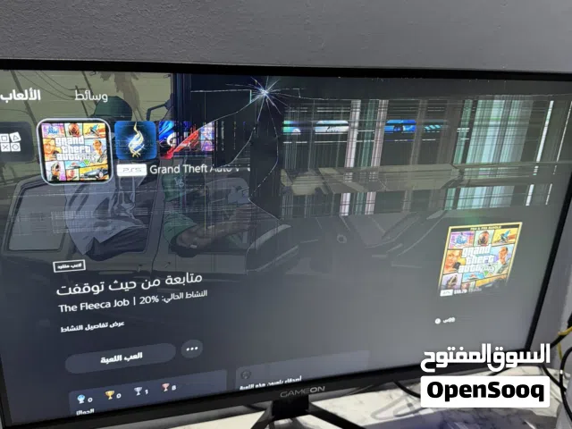 شاشه GAMEON كسر خفيف فوق مواصفات الشاشه تحت