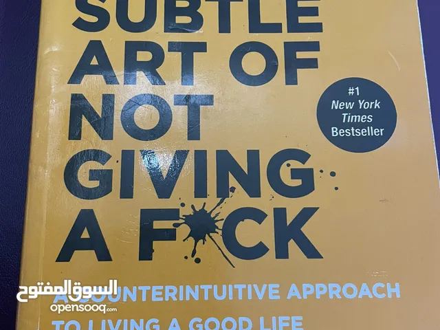 The subtle art of not giving a F***(50L.E) used book كتاب مستعمل