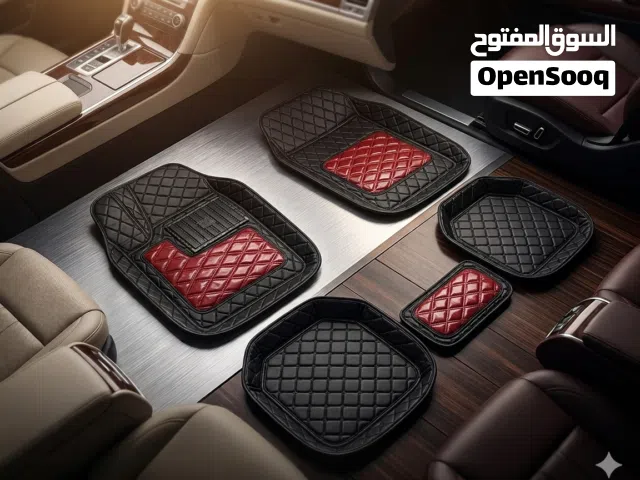 دعاسات سيارة مطعم اسود مطعم باللون الاحمر قياس واحد ستاندر انيقة على ترينديول