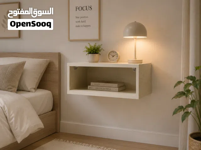 طاولة حائط معلقة متعددة الاستخدامات بتصميم عصري يوفر المساحة، مثالية لغرفة النوم والمدخل والمكتب ...