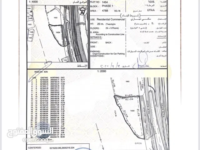 Commercial Land for Sale in Muscat Rusail