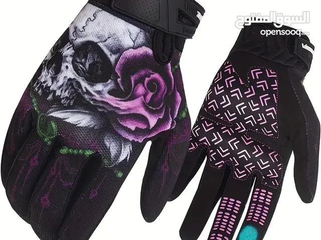 جلوفز مطور جداد مع رسمة - bike gloves