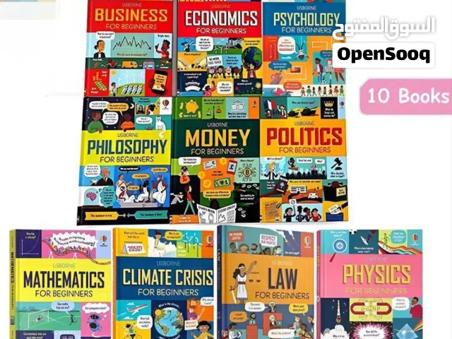 سلسلة كتب ثقافية باللغة الإنجليزية مستعملة بحالة ممتازة بسعر جيد