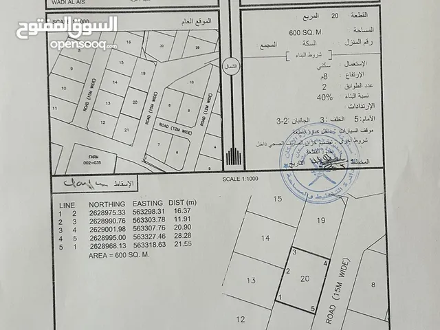 Residential Land for Sale in Al Batinah Al Masnaah