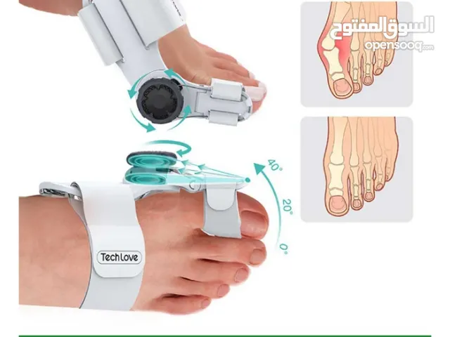 جهاز مصحح اصبع القدم القابل للتعديل  الجهاز الحديث بخاصية التعديل لتصحيح اعوجاج إصبع القدم الكبير