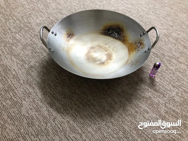 صاج للقلي مع صفاي كبيره