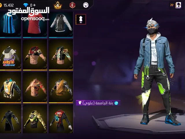 Free Fire Accounts and Characters for Sale in Northern Governorate