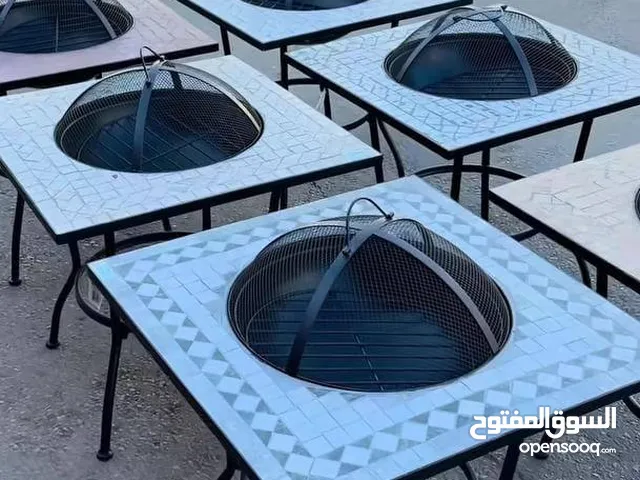 كانون الفحم الحجري على شكل مدور وشكل مربع