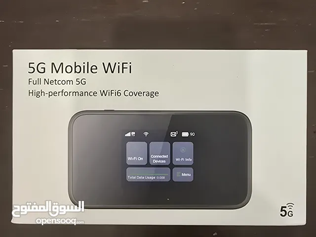 راوتر متنقل 5G يشتغل علي جميع الخطوط جديد لم يتم فتح الكرتون