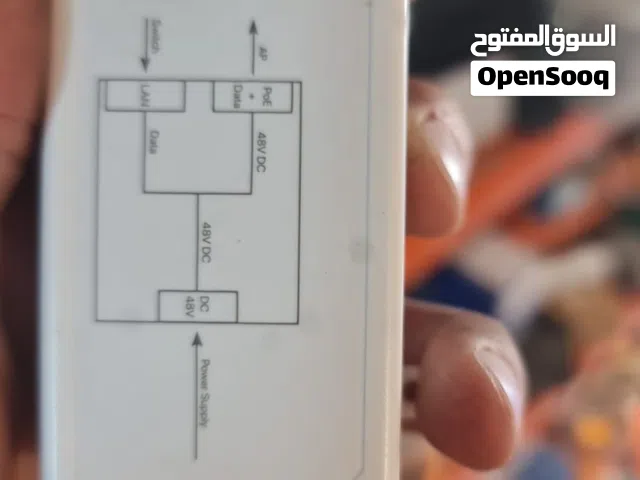 TP-Link محول من ايثر نت الى بي او اي اكو بمحول (48 فولت )  اكو بدون محول يكون ( 24 فولت )