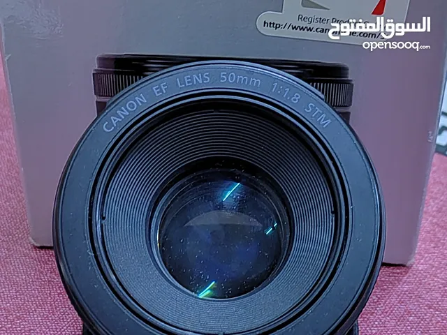 عدسة canon 50mm 1.8