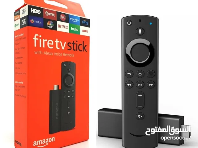 AMAZON FIRE TV STICK شامل اشتراك سنة مباريات ومكتبة افلام amazon fire tv stick