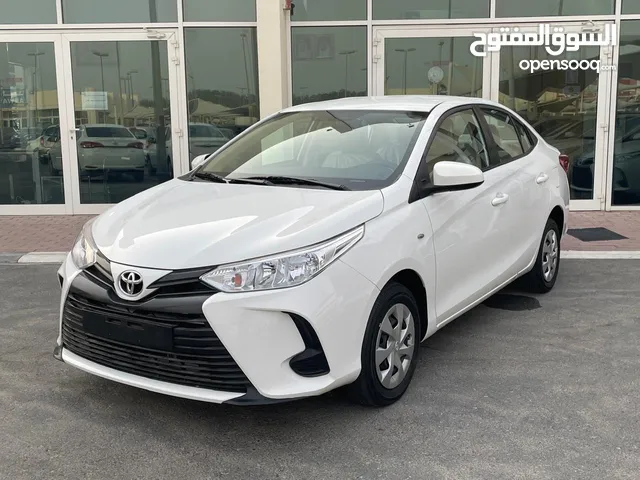 TOYOTA YARIS SE 1.5L/ 2021/ GCC/ WHITE/ 1 YEAR WARRANTY