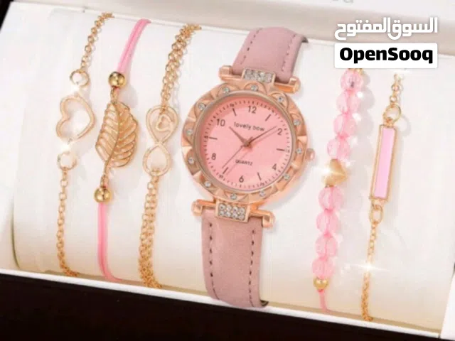 كمل المنشور للآخر.. ساعات نسائية مع اكسسورات  سعرررر نااار