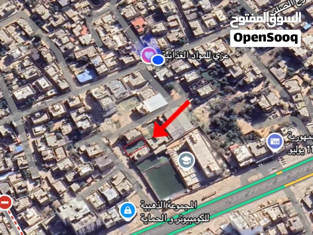 ارض 330 متر مخطط سكني 11 يونيو تبعد ع الطريق 40 متر