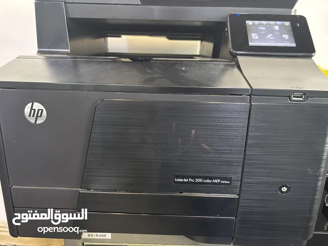 طابعة اج بي HP ليزرية تطبع ملون واسود وابيض