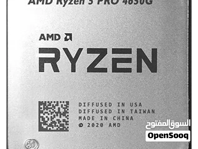 للبيع معالج Ryzen 5 PRO 4650G مستعمل نظيف جداً (أخو الجديد)