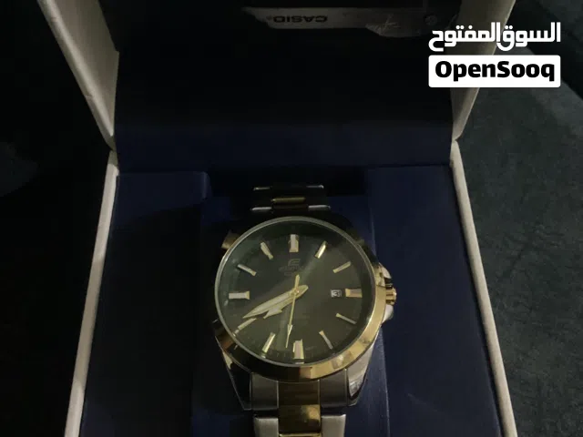ساعة كاسيو إيديفيس أصلية - زجاج سافير مقاوم للخدش (Casio Edifice Sapphire EFB-108D-7AV