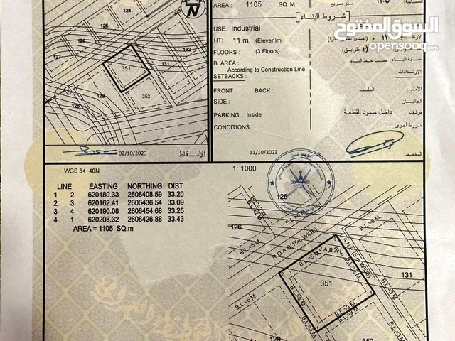 فرصة لا تعوض ، من المالك مباشرة أرض صناعية في الرسيل