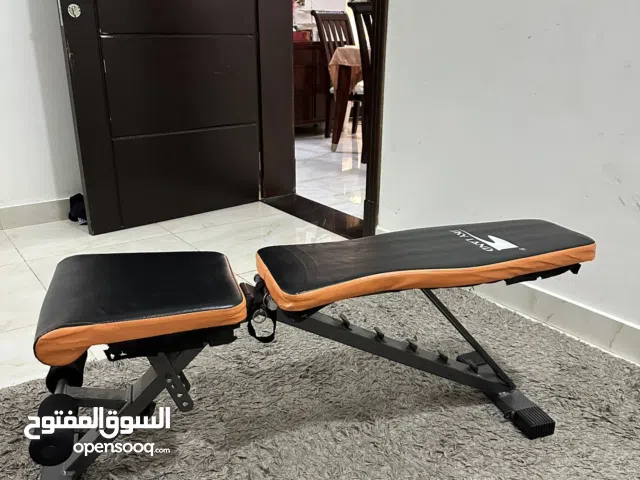 Bench, Dumbells available for sale